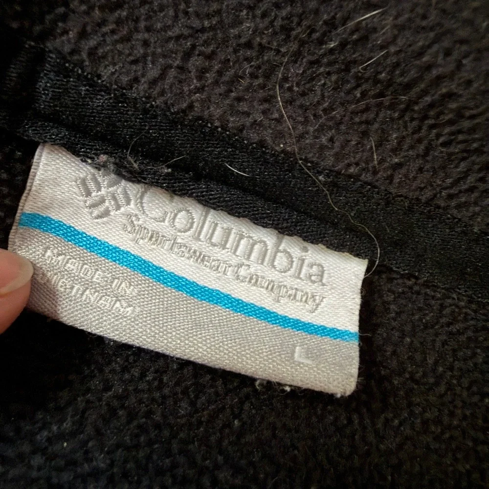 Columbia Men's Ascender Softshell Full Zip Jacket Large Black Omni-Shield XM6093